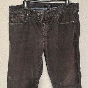 Banana republic 34/34 corduroy black pants